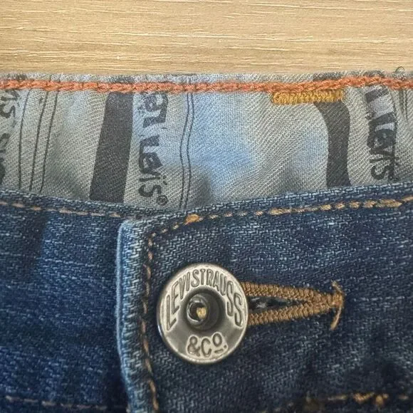 Levi’s Men’s Dark Blue Denim Carpenter Jeans Size 29 X 29 Classic Iconic Cotton - Picture 4 of 12